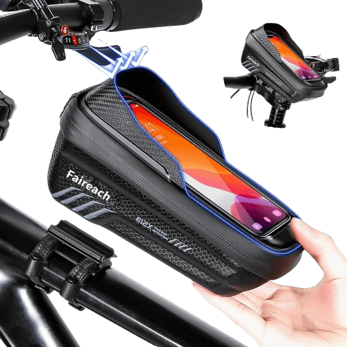 Faireach Bike Frame Bag Waterproof Bike Phone Holder with Quick Release
